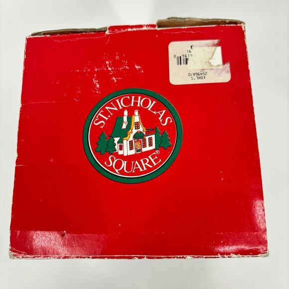 St. Nicholas Square Musical Santa Hat Gnome Jingle Bells Tune Ceramic Kohl's - Picture 8 of 8